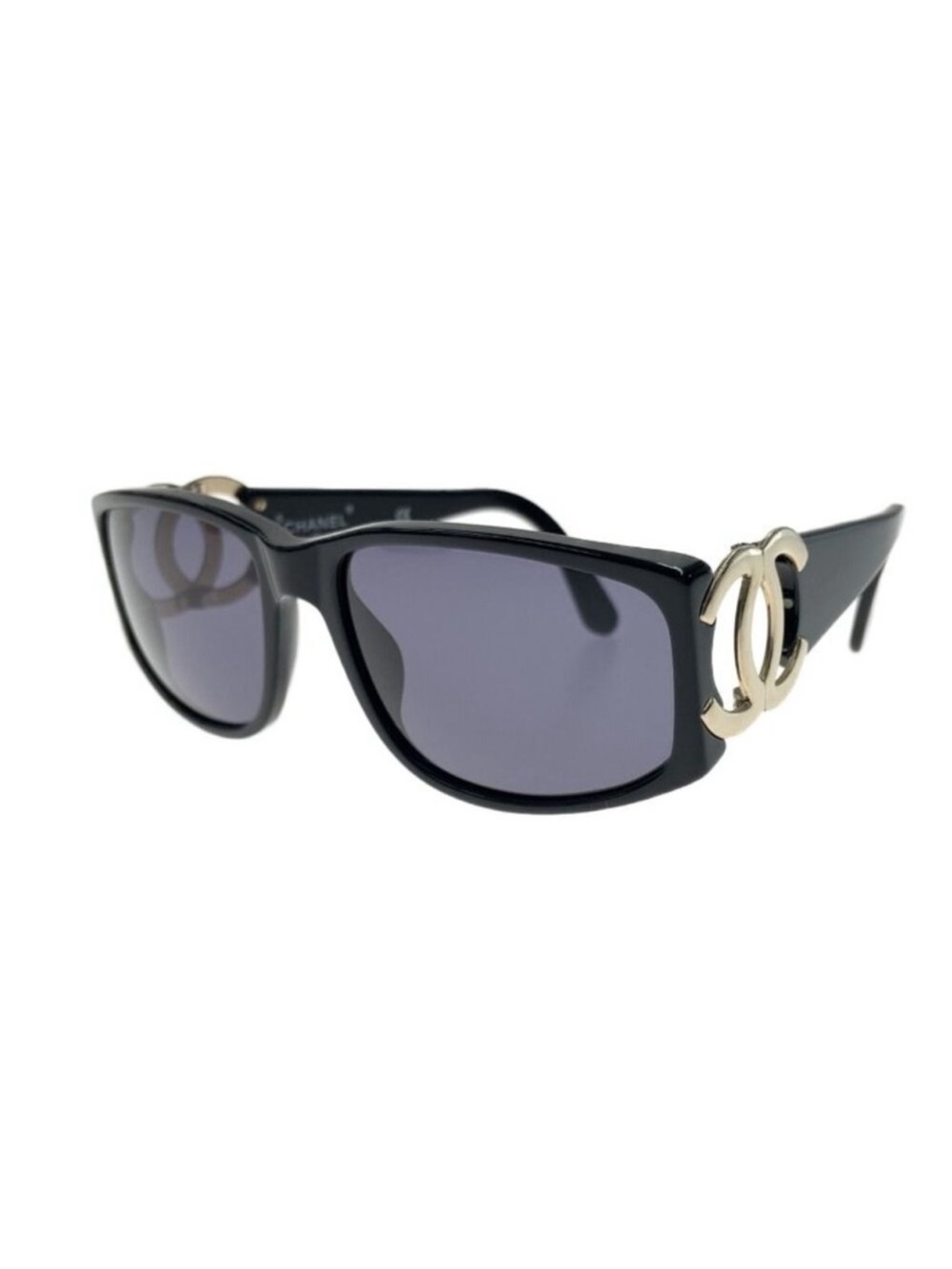 Authentic CHANEL 02461 94305 Coco Mark
Black Sunglasses